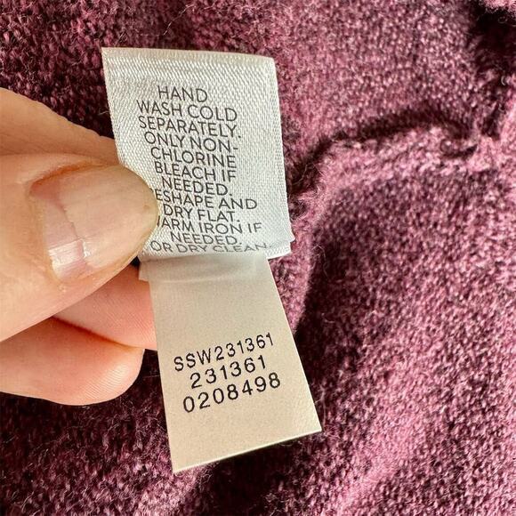 J. Jill Women's V-Neck Side Slit Pullover Sweater Purple Size S - Picture 6 of 6